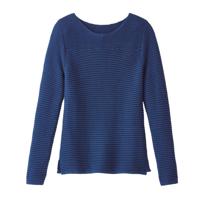 Pullover in ribbreisel, inkt 44/46