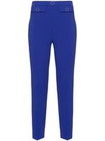 Elisabetta Franchi pantalon slim à coupe courte - Bleu