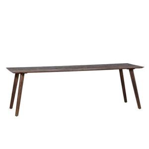 Giga Meubel - Eettafel 240cm Donkerbruin - Mangohout - Tafel Oslo