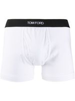 TOM FORD boxer à bande logo - Blanc