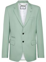 Philipp Plein blazer Gigolò Fit en laine vierge - Vert