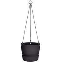 Elho greenville black hanging basket - thumbnail