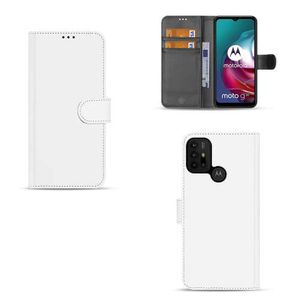 Motorola Moto G30 | G20 | G10 Book Cover Wit met Pasjeshouder