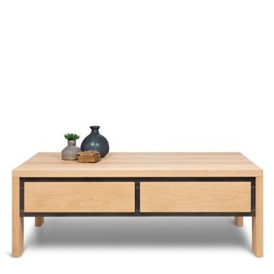 Salontafel (125x70cm - met laden) Tahoma - Nature White Salontafel (125x70cm - met laden) Tahoma - Nature White