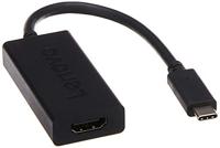Lenovo Usb-C To Hdmi 2.0B Usb Graphics Adapter Black, GX90R61025