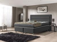 Snurky Opberg Boxspring Saint Tropez 160x200 Zwart NASA top.