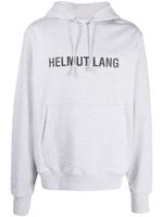 Helmut Lang hoodie en coton stretch à logo imprimé - Gris - thumbnail