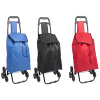 Alpina Boodschappentrolley geschikt voor trappen - 96 x 33 x 38 cm. (35 Liter)