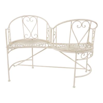 Loveseat Viva La Vida Old White - 111x57x82cm
