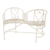 Loveseat Viva La Vida Old White - 111x57x82cm