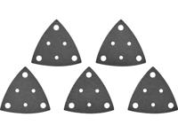 TOOLCRAFT TO-5045829 Oscillerend schuurpapier Geperforeerd Korrelgrootte (num) 60, 80, 120, 180, 240 Hoekmaat 80 mm (l x b x h) 80 x 80 x 80 mm 1 stuk(s)