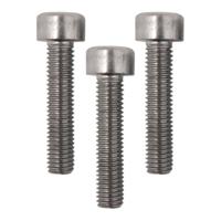 MICEL - 92597 - schroef voor zonnezeil, 3 stuks, met inbuskop, verzinkt, 9,8 x 9,8 x 36 mm