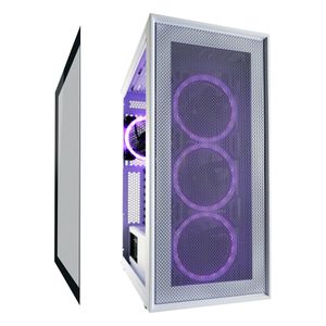 LC Power Gaming 802W Midi-tower PC-behuizing Wit