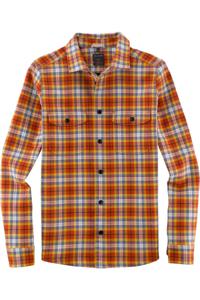 OLYMP Casual Modern Fit Overhemd oranje, Ruit