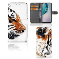 Hoesje OnePlus Nord N10 Watercolor Tiger