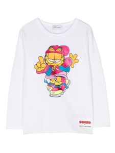 Marc Jacobs Kids x Garfield t-shirt à manches longues - Blanc