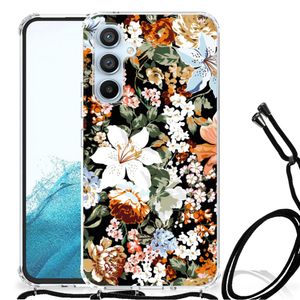 Case voor Samsung Galaxy A54 5G Dark Flowers