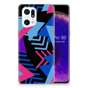 OPPO Find X5 Pro TPU Hoesje Funky Triangle