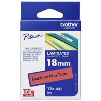 Labeltape Brother TZe, TZ TZE441 Tapekleur: Rood Tekstkleur:Zwart 18 mm 8 m - thumbnail