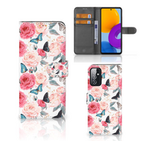 Samsung Galaxy M52 Hoesje Butterfly Roses