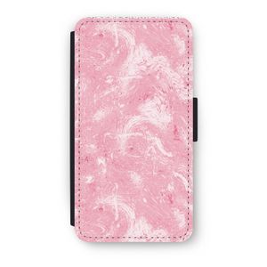 Abstract Painting Pink: iPhone X Flip Hoesje