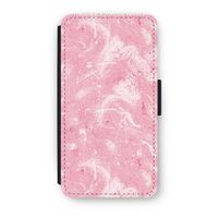 Abstract Painting Pink: iPhone X Flip Hoesje - thumbnail