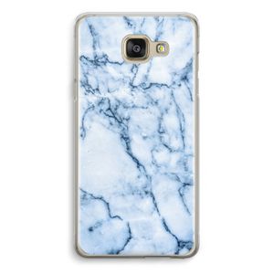 Blauw marmer: Samsung Galaxy A5 (2016) Transparant Hoesje