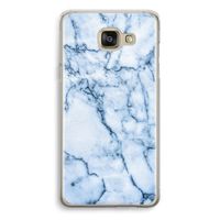 Blauw marmer: Samsung Galaxy A5 (2016) Transparant Hoesje