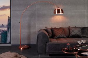 Uitschuifbare booglamp LOUNGE DEAL 170-210cm koperen vloerlamp - 21599