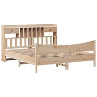 vidaXL Bedframe zonder matras massief grenenhout 180x200 cm, bed, bed ombouw, twijfelaar bed, bedbodem, slaapkamermeubel, 2 persoonsbed