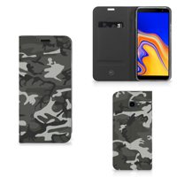 Samsung Galaxy J4 Plus Hoesje met Magneet Army Light