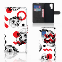 Telefoonhoesje met Naam Huawei P30 Pro Skull Red