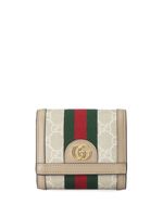 Gucci Ophidia card case wallet - Tons neutres