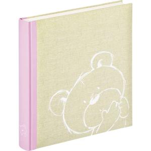 walther+ design Walther UK-151-R Fotoalbum (b x h) 28 cm x 30.5 cm Beige, Roze 50 bladzijden