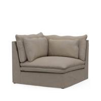 Rivièra Maison Modulaire Bank 'Continental' Corner,  Oxford Weave, kleur Anvers Flax