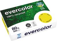 Clairefontaine Evercolor, gekleurd gerecycleerd papier, A4, 80 g, 500 vel, citroengeel - thumbnail