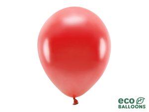 Metallic Ballonnen Rood Premium Organic (100st)