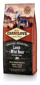 CARNILOVE Lamb Wild Boar 12 kg Volwassen Everzwijn, Lam