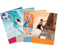 Cursusblok Splendid A4 2-gaats ruit 10x10mm 100v