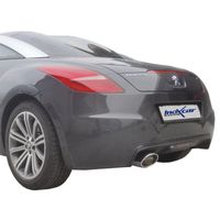 InoxCar uitlaat passend voor Peugeot RCZ 1.6THP (200pk) 2010- 150x105mm Oblique IXPERCZ03150 - thumbnail