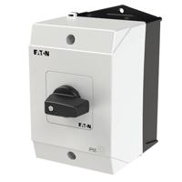 Eaton 222481 tredenschakelaar, contacten: 6, 20 A, frontschild: 0-3, 45 graden, vergrendeling, opbouw.