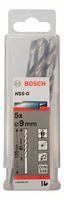 Bosch Accessoires Metaalboren HSS-G, Standard 9 x 81 x 125 mm 5st - 2608595075 - thumbnail