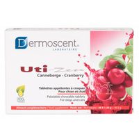 Dermoscent Uti-Zen Cranberry Tabletten voor hond en kat 3 x 30 tabletten - thumbnail