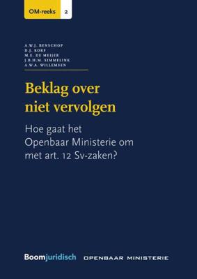 Beklag over niet vervolgen - A.W.A. Willemsen - Paperback (9789462904521)