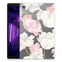 Lenovo Tab M10 HD (2de generatie) Siliconen Hoesje Lovely Flowers - thumbnail