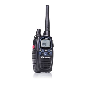 Midland G7 PRO twee-weg radio 8 kanalen 446.00625 - 446.09375 MHz Zwart