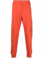 Alexander McQueen pantalon de jogging à logo imprimé - Orange