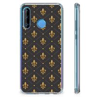 Huawei P30 Lite Doorzichtige Silicone Hoesje Franse Lelie