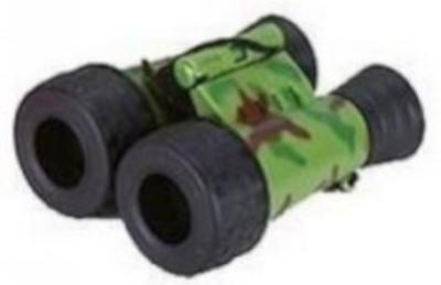 Luna verrekijker met kompas junior 13 cm groen/bruin