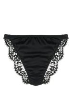 Dolce & Gabbana floral-lace panelled briefs - Noir